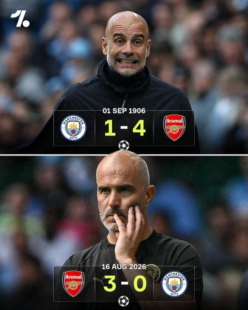 Enzo Maresca has suffered the joint-heaviest defeat by a Man City manager in his first game since Harry Newbould in 1906... 120 years ago 😮❌

A crazy coincidence is Newbould's first game was also against Arsenal, well Woolwich Arsenal who eventually became Arsenal in 1914 after moving from south to north London 😅