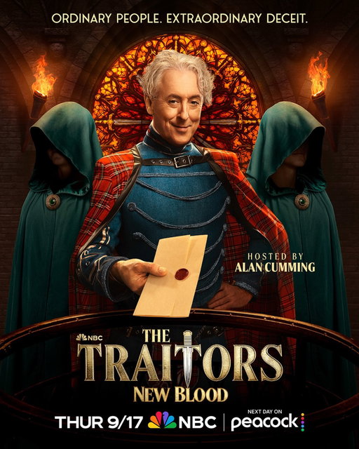 Fresh faces. Familiar deceit. 🗡️

The Traitors: New Blood premieres September 17 at 8/7c | NBC and next day on Peacock. #TheTraitorsUS