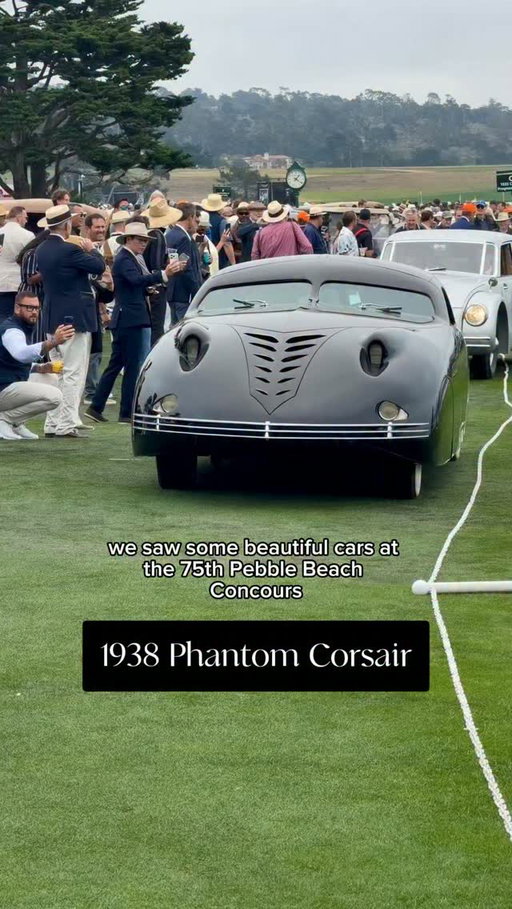 We saw some beautiful cars at the 75th Pebble Beach Concours d’Elegance, including the 1938 Phantom Corsair and 1934 Tatra T77, plus one slightly more practical ride.

#PebbleBeach #PebbleBeachConcours #MontereyCarWeek #ClassicCars #automotivehistory