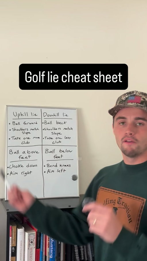 Knowing this actually can save you so many strokes