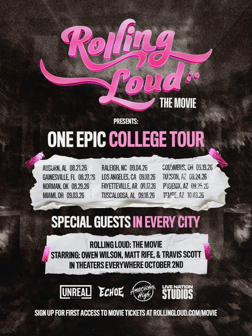 @rollingloudthemovie PRESENTS:
ONE. EPIC. COLLEGE TOUR. 🤯

COMING TO A CAMPUS NEAR YOU W/ SPECIAL GUESTS IN EVERY CITY 🔥

follow @ROLLINGLOUD.UNIVERSITY and @ROLLINGLOUDTHEMOVIE for live updates

#ROLLINGLOUDTHEMOVIE - IN THEATERS EVERYWHERE OCTOBER 2ND

(more info @ link in bio)
👉 rollingloud.com/movie