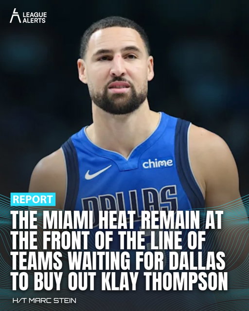 Miami still leads the group of teams hoping Klay Thompson gets bought out by the Mavericks. Dallas has said since mid-June that it would rather trade him, and Thompson’s future is still unresolved.