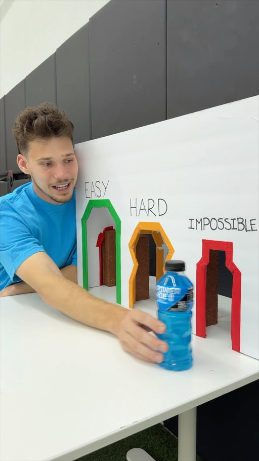 Easy, Hard, Impossible Bottle Flip! Who’s ready for Back to School? @powerade_us #POWERADEPartner