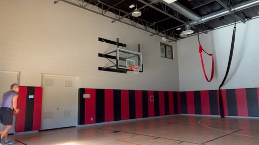 Always trying to keep the workouts fresh & competitive, even if just with myself! 6 rounds of 10 made buckets, across the court… How long does it take you? How well do you shoot?
