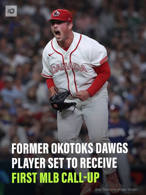 Former Okotoks Dawgs pitcher Matt Wilkinson will soon be making his MLB debut 🤩⚾️

The 23-year-old Wilkinson is known in the Calgary area thanks to spending parts of four seasons with the Dawgs, who play in the Western Canadian Baseball League. Wilkinson suited up with the Dawgs in 2019, 2021, 2022, and 2023‼️

Wilkinson is best remembered by Dawgs fans for closing out the first of their three championships during their 2022-2024 three-peat. That 2022 season saw him pitch 26.2 innings, during which time he put up a pristine 1.69 ERA 😤

#yyc #calgary #mlb