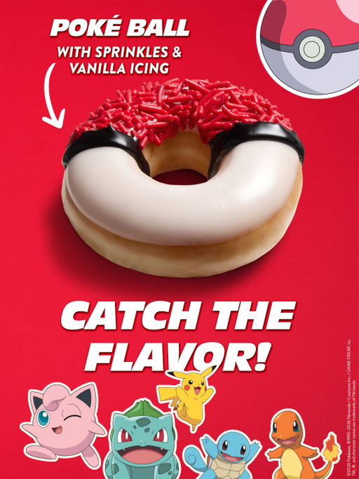 Trainers, your next challenge is HERE! 🍩

The Pokémon Collection is NOW available, featuring 6 ALL-NEW doughnut flavors

Double tap on the doughnut you're trying first, then comment your favorite ️👇