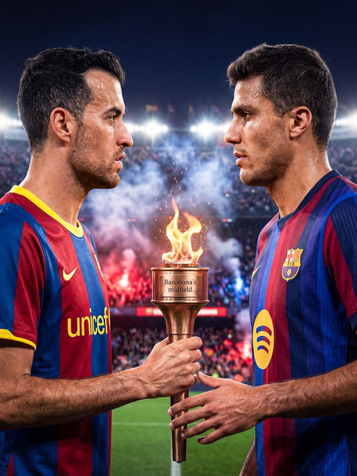 🎞️💙❤️ 𝐑𝐎𝐃𝐑𝐈 𝐅𝐎𝐋𝐋𝐎𝐖𝐒 𝐁𝐔𝐒𝐐𝐔𝐄𝐒𝐓𝐒…

Before joining Manchester City, Rodri revealed that he spoke to Sergio Busquests and asked for 𝐀𝐃𝐕𝐈𝐂𝐄 on joining Pep Guardiola at Man City. 👀

Now years later, after a Ballon d’Or and World Champion, Rodri follows Busquets and joins FC Barcelona while Busquets begins coaching career at Barca B. 🥹✨

𝐓𝐇𝐄 𝐓𝐎𝐑𝐂𝐇 𝐇𝐀𝐒 𝐁𝐄𝐄𝐍 𝐏𝐀𝐒𝐒𝐄𝐃 🧠🌟