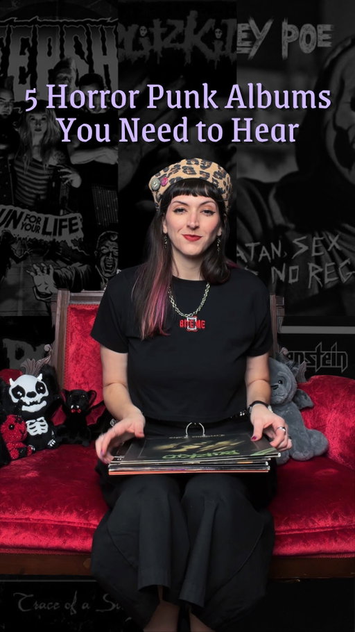 Horror punk music is wildly underrated or solely attributed to the Misfits. Here are 5 horror punk albums that I think everyone should listen to all the way through at least once.

Yes, I collect vinyl. Yes, I do think it sounds better. No, you shouldn’t let that stop you. Inspired by @bread_jam_records 

@officialblitzkid @calabrese666 @thecreepshow_official @joe_whiteford 

If you know these albums, which is your favorite? And if you don’t, save this so you have somewhere to start.

{wearing @asos hat, @uniqlousa culottes, @murderapparel cropped tee}

horror punk bands to listen to, best horror punk albums, alt music recommendations, horror punk on vinyl, psychobilly bands, goth music for adults, Misfits similar bands, spooky music playlist, underground horror punk, alt music collection #horrorpunk #musicrecommendation #horrorrock #psychobilly #gothrock
