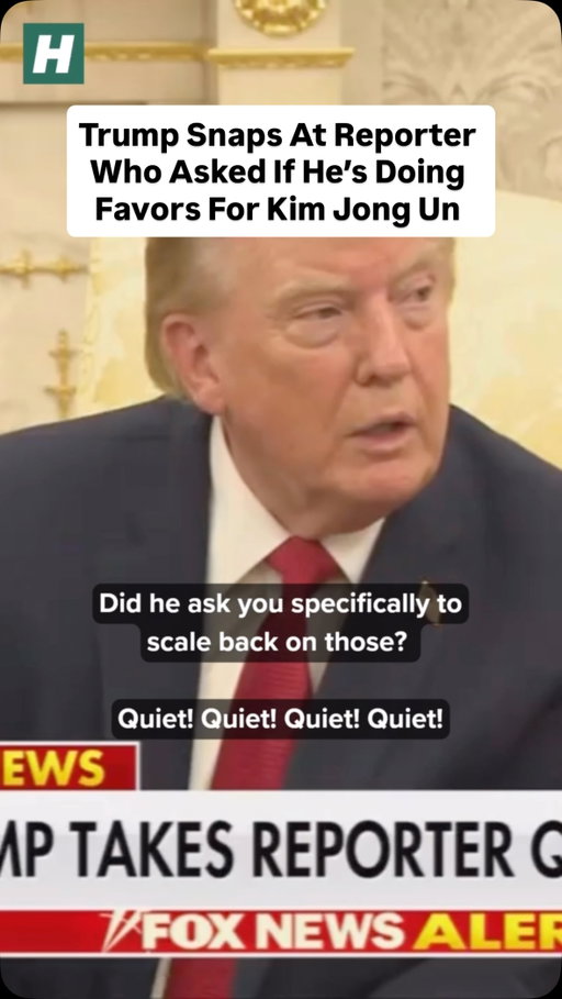President Donald Trump lashed out at a female reporter from CNN Monday after she attempted to ask about North Korean dictator Kim Jong Un, and whether Trump canceled a joint U.S.-South Korea military exercise at his request.

Instead of answering the question, Trump pointed a finger at her: “Quiet! Quiet! Quiet! Quiet!” 🎥 Fox News