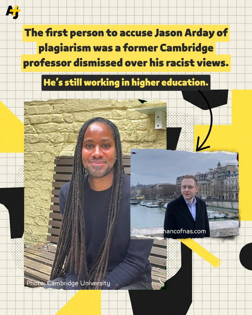 Former Cambridge professor Jason Arday was found dead after weeks of negative media coverage that his colleagues describe as a “witch hunt.” ⁣
⁣
The media dogpile began with plagiarism allegations made by another professor who believes Black people are not smart enough to be in high-profile positions. ⁣
⁣
#JasonArday #NathanCofnas #Cambridge #UK