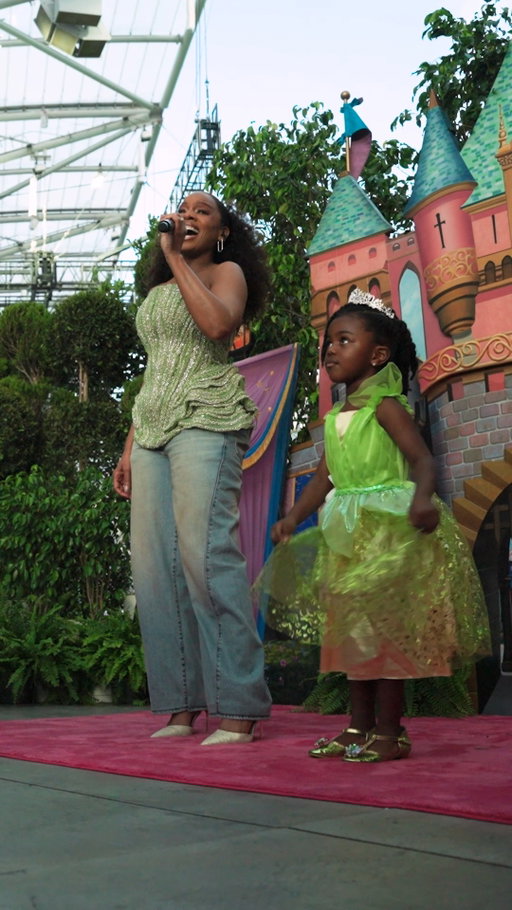 When Princess Tiana performs at your Disney Princess Theme Night halftime show! 👑

Anika Noni Rose singing "Almost There" was a moment we will never forget.