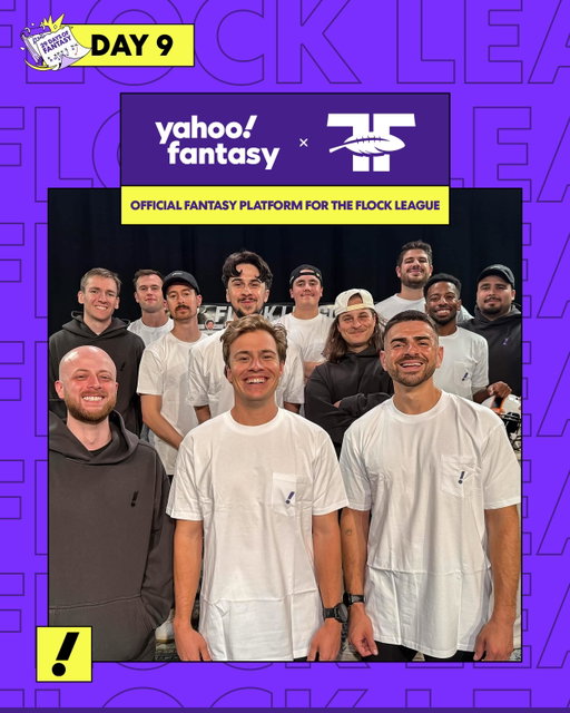 Yahoo Fantasy 🤝 The Flock League

This season, Yahoo is the official fantasy platform for the @flockleague from draft to championship.

Watch at the link in our bio.