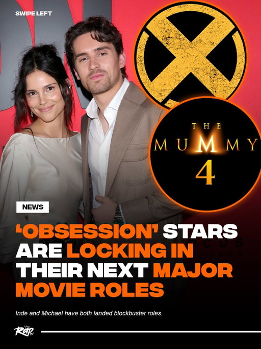 The stars of ‘OBSESSION’ are already lining up their next big movie roles‼️👀

Inde Navarrette is set to play Rogue in Marvel’s upcoming ‘X-MEN,’ while Michael Johnston is in talks to star in the new ‘Mummy 4’ film 🎬🔥

Y’all excited for these movies⁉️🤔