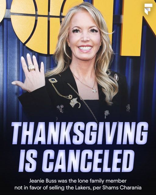 Jeanie Buss was reportedly the ONLY Buss sibling who didn’t want to sell the Lakers 😭

Imagine fighting the entire family over a $10 BILLION deal and then having to see everyone at Thanksgiving 💀