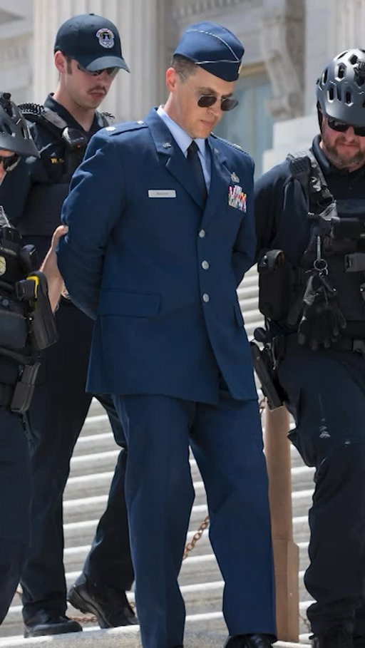 In a CNN exclusive, the airman who was arrested last month on the steps of the U.S. Capitol for calling for President Trump’s impeachment is speaking out in his first television interview. Air Force Major Jason Watson tells Erin Burnett that the president is “flagrantly violating the Constitution” and he hopes his actions “inspire Americans to act.”