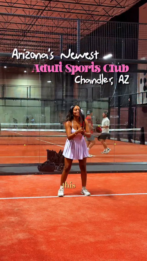 Downtown Chandler just got a brand-new place to play, eat, drink, and hang out. 👀🎾

@padelandaz is officially open, and this is definitely not your average sports club. The massive indoor space has padel and pickleball courts, including a party court, plus food, cocktails, coffee, plenty of space to hang out, and such a fun, social atmosphere. They have 3 padel courts and 7 pickleball courts !

Whether you’re coming to actually play, planning a group outing, or just want to grab a drink and watch the action, the entire place is a vibe. Honestly, you don’t even have to be athletic to have a good time here. 😂 #arizonaplaces 

📍Padeland
Downtown Chandler, Arizona

Who are you bringing with you? 👇🏾
.
.
.
.
#phoenix #arizonainfluencer #pádel #chandleraz