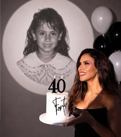 Look at us. We’re 40. 🤍🖤

Sometimes I wish I could go back and sit next to you for a minute. Tell you about all the places we’ll go, the people we’ll love, the dreams that will come true… and all the moments that will change us along the way.

You had no idea what was waiting for you.

There were beautiful years, hard years, a lot of growing up, a lot of laughing, a few tears and somehow through all of it, that little girl with the big dreams never really left.

Happy birthday to us, little me. 

What a life 
And we’re just getting started. 🤍