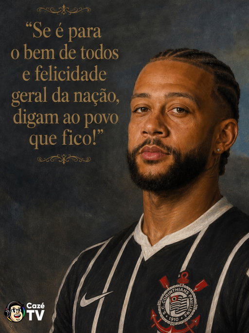 ELE FICA! MEMPHIS DEPAY FICA NO CORINTHIANS! 🦅🇳🇱🔟

#CoberturaCazéTV #cztv04 #Original #Corinthians #MemphisDepay