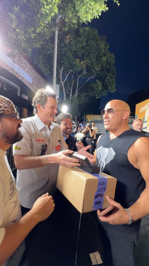 Vin Diesel met his heroes today🙏