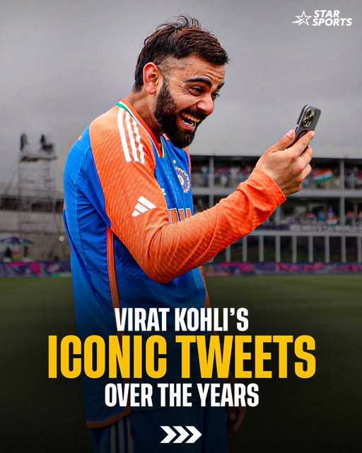 On August 18, 2008, a 19-year-old stepped onto the field in Dambulla wearing blue for the first time 🇮🇳

​From raw excitement and everyday travel updates to historic wins and World Cup glory, we tracked King Kohli’s journey through one iconic tweet from every year 👑

​Swipe through 1️⃣8️⃣ years of cricket history, written by the man himself ➡️