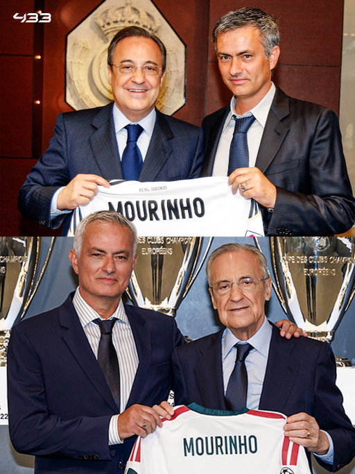 Mourinho is officially presented at Real Madrid 🤍

16 years after he signed for his first time at the club, The Special One is back

📷 @realmadrid