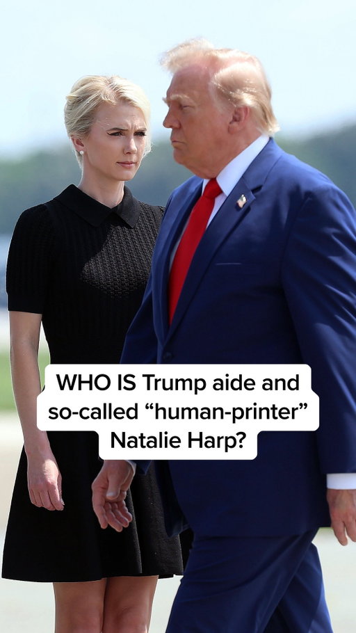 Who is Natalie Harp — and why has she been making headlines lately?

@jake_traylor breaks down everything you need to know about Harp’s rise from far-right TV host to Trump’s “human printer” and one of his closest aides.