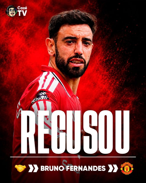 SEM ACORDO... ❌🤝💼

Bruno Fernandes RECUSOU a proposta do Manchester United para renovação de contrato... 🤯
A oferta tinha somente um aumento de 500 mil euros por ano, o que não foi o suficiente para convencer o craque português. 
No momento, o meia pode deixar os Red Devils de graça no próximo verão europeu... 

E aí, o que achou? 🤔

🗞️ @sachatavolieri

🚨 A partir do dia 23, você assiste a Premier League aqui na CazéTV! 🤩🏴󠁧󠁢󠁥󠁮󠁧󠁿

#Original #ManchesterUnited #BrunoFernandes #PremierLeague #PremierLeagueNaCazéTV #CoberturaCazéTV #Cztv01