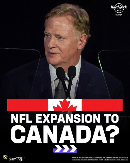 Is Roger Goodell hinting at an NFL team in Canada? 👀

#nfl #football #canada
