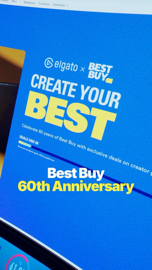 @elgato has a bunch of savings to celebrate @bestbuy 60th Anniversary 🎉

Perfect chance to upgrade your setup!

Now through 8/23

#ElgatoPartner #streamingsetup #pcsetup