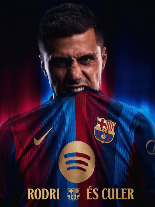 Quality, precision and control.
Rodri culer. 💙❤️

Qualitat, precisió i control. Rodri és culer
Calidad, precisión y control. Rodri es culer