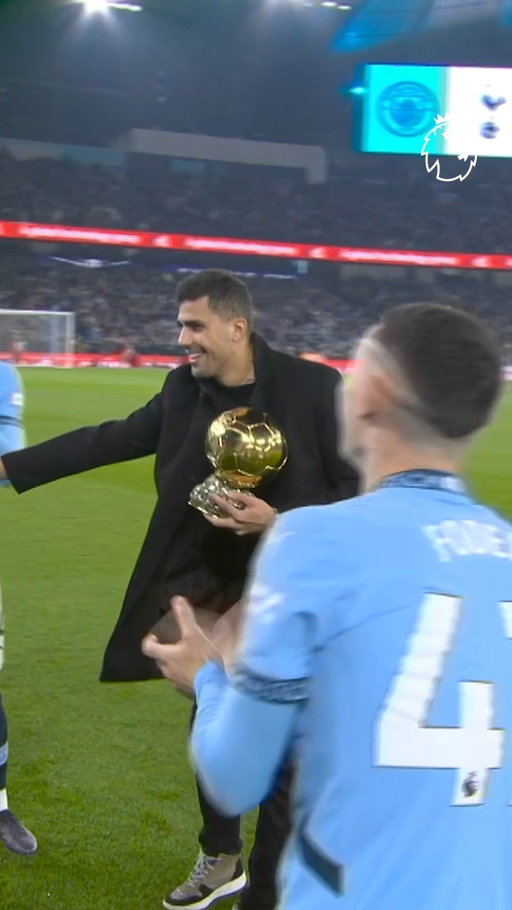A moment Rodri and Man City fans will never forget 🩵🏆