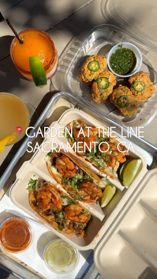 Why pick from one when you can order from 10 🤭

@gardenattheline is one of our favorite spots because everyone can order exactly what they’re craving, but you still get to eat together in one place. It’s especially perfect for a team lunch — tons of options, a full bar, and a beautiful outdoor dining area that’s even better with Sacramento’s nice weather right now!

Here’s what we got:
🍘 Krispy Rice - $21 (from Kixuna by @binchoyaki ) — 10/10 So so good! Perfectly crispy with a little kick of heat that didn’t overpower the flavors.

🌮 Birria & Shrimp Quesatacos - $19 (from @lasabrocita_ ) — 8/10 Cheesy, crispy, and packed with juicy shrimp! We just wanted a little more birria in each bite.

🍔 The Okie Dokie Experience - $22 (from @okie.dokies.official ) — 9.5/10 Such a solid burger! The patty was juicy and flavorful, and the crispy, savory fries were just as good.

🍕 Tuscany Pesto - $16.99 (from @pizzapiatta ) — 8/10 Great crust with a creamy pesto sauce on top that we both really liked.

🥗 Chicken Cobb Salad - $21 (from @gardenofeatnca ) — 9/10 Definitely a full meal! Loaded with toppings, extra crispy bacon, and a house ranch we could honestly drink lol.

🍜 Hangover Beef Pho - $19.95 (from @hangover.noodles ) — 8/10 A super generous bowl with savory broth, plenty of beef, plus crispy jumbo crab wontons on the side.

📍Garden At The Line - 6415 Elvas Ave, Sacramento, CA 95819