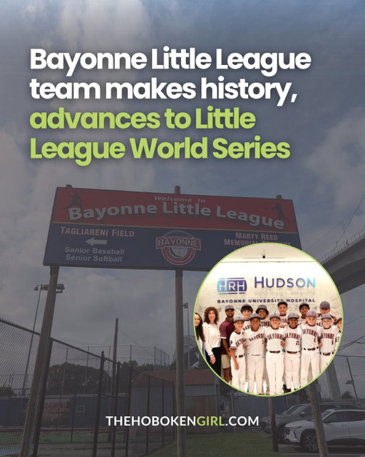 Little League, BIG history ⚾🏆

Bayonne’s Little League 12U team is headed to the LL World Series for the first time EVER. The team made history this summer officially punched its ticket to Williamsport, Pennsylvania, where it’ll represent New Jersey on one of youth baseball’s biggest stages.

The team kicks off its Little League World Series run on August 19th.️ We’ve got the full story at the link in our bio.