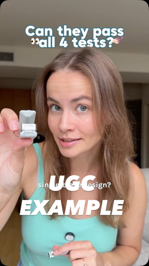 UGC EXAMPLE: this science experiment style with 4 opponents helps demonstrate how this new nail cutter differs from a regular clipper. Instead of boring the audience by rattling off the differences I showed them so they could see for themselves! 🧪👩‍🔬✂️🥤💅 

Need UGC videos for your product? Email me at claire@claireonvideo.com to order a package of 3 video ads📧 

Portfolio: claireonvideo.com ⏯️ 

#ugcexample #ugccreator #ugcvideo #ugcproduct #ugcbeauty