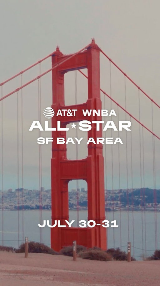 📍We’re on the way to the Golden State. 

The 2027 @att WNBA All-Star Game is headed to the San Francisco Bay Area July 30-31 🌁