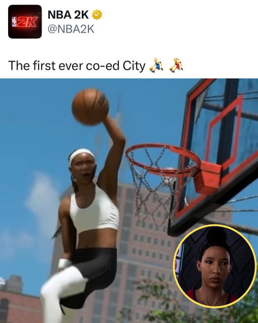 Making the Caitlin Clark build immediately and shooting from half court 😭🔥 (via @nba2k)