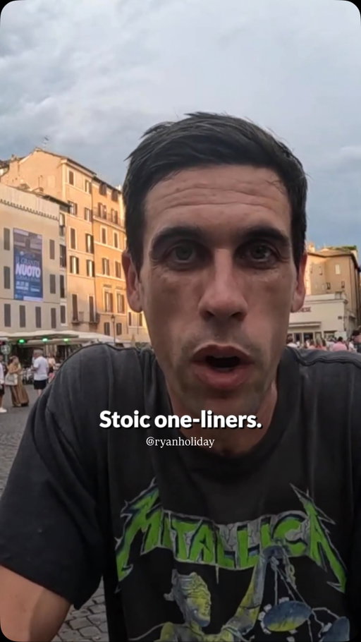 3 all time Stoic one liners: