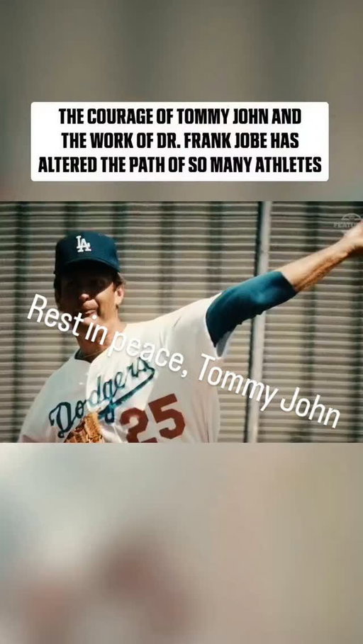 Remembering, Tommy John and Dr. Frank Jobe!! The guinea pig (Tommy John) and the surgeon, Dr. Frank Jobe. This surgery has saved thousands and thousands of careers... and thousands more than that 💙⚾️💙 RIP TOMMY JOHN ... We Bleed Blue #dodgerfamily #bleedblue #dodgers #losangelesdodgers #brooklyndodgers