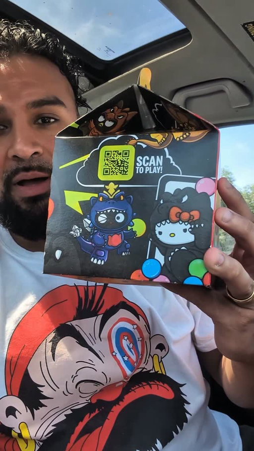 Y'all know I had to come and try to grab the Godzilla x Hello Kitty McDonalds Collab 👐🏽 My fiance and I collect Godzilla and she collects Hello Kitty, so this definitely had to go to the collection 👐🏽

#godzilla #hellokitty #mcdonalds