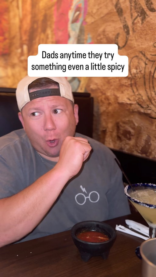 Gotta make sure everyone knows that “it’s got a little kick to it” #comedy #dad #dadlife #spicy