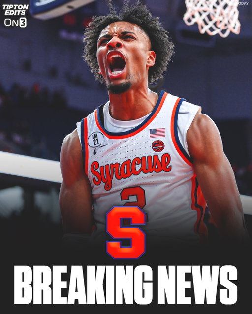 NEWS: Syracuse guard JJ Starling plans to enter the @TransferPortal, he tells @On3. 

The 6-4 senior and former McDonalds All-American averaged 10.9 points, 2.7 rebounds, and 2.4 assists per game this past season.

A court ruling in California gives Starling a fifth year of eligibility and the ability to enter the portal outside of the normal window. 

Follow @tiptonedits for more transfer portal news 📲