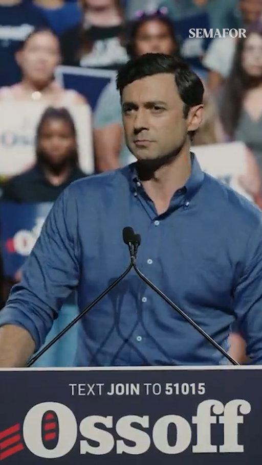 The White House hit back hard — for a reason — after Sen. Jon Ossoff targeted close Trump aide Natalie Harp over the weekend, @sbtalcott reports.

Read more on Semafor.com
