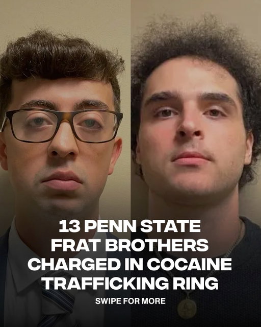Fourteen people have been charged in an alleged cocaine trafficking ring connected to Penn State fraternities.

Authorities say the group brought large amounts of cocaine from New York and Philadelphia and sold it mainly to Penn State students. Prosecutors allege some fraternity pledges were made to cut and package cocaine as part of joining the groups. Thirteen of those charged were students at the time, while the 14th person was a student’s father who is accused of helping hide evidence.

[📸: Pennsylvania Office of Attorney General, GETTY ]