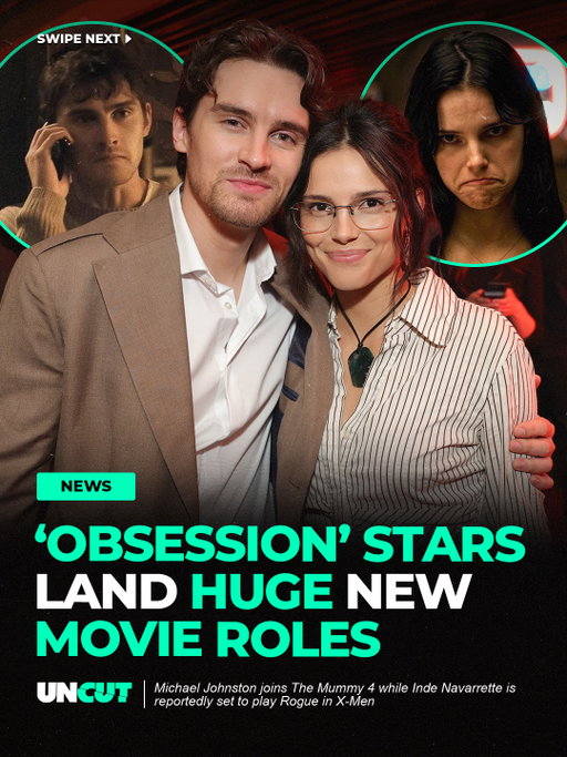 ‘Obsession’ Stars are already landing huge new movie roles 🎬🔥⁠
⁠
After their $750K horror film reportedly made over $407M worldwide, Michael Johnston is linked to The Mummy 4 while Inde Navarrette is reportedly joining Marvel’s X-Men as Rogue 🍿⁠
⁠
Which project are y’all more excited for⁉️👀