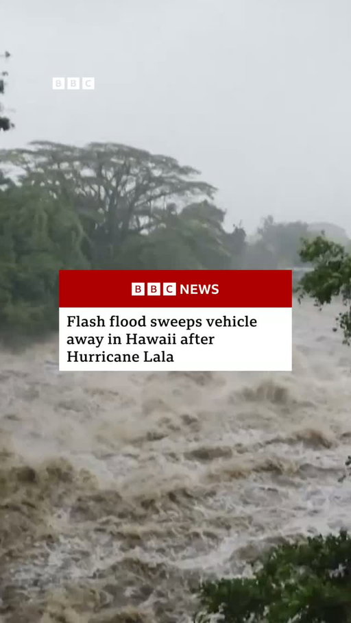 Hawaii has been hit by flash floods and mudslides after category one Hurricane Lala skirted Big Island over the weekend, leaving one person dead. 

Heavy rains and winds were strong enough to sweep around 100 homes off their foundations and leave 200,000 without power, officials said. 

The tropical storm is predicted to progress west for the next couple of days.

Tap the link in @BBCNews's bio to read more. 

#Hawaii #HurricaneLala #Floods #BBCNews