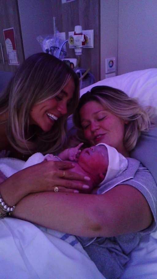 the best gift our parents gave us was eachother ❤️ feel so lucky to have been by Mallory’s side and witness another birth 🥺 she was incredible!!!!!! welcome to the world little one xxx @mallorybourn