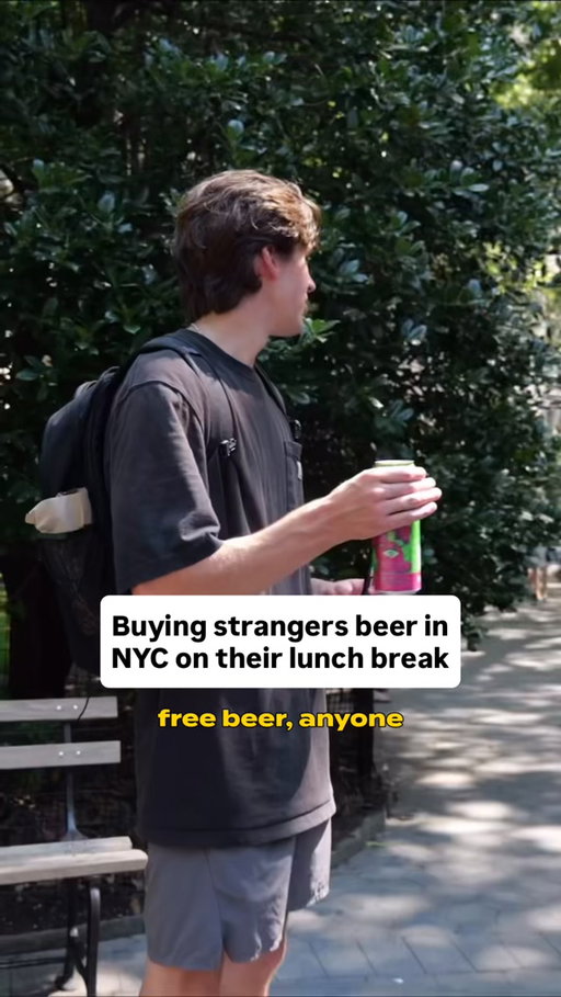Buying strangers beer on their lunch break 

#VictoryMonkeys @victorymonkeys 

21+ | Drink Responsibly