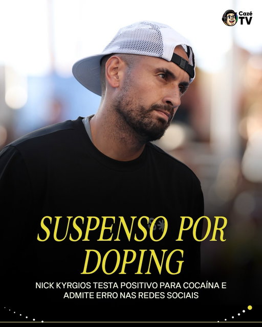 SUSPENSO! ❌

Nick Kyrgios testou positivo para benzoilecgonina, um metabólito da cocaína, durante um teste de doping realizado no ATP 250 de Mallorca, em junho. Kyrgios confirmou nas redes sociais e disse que não irá recorrer à decisão. A suspensão ainda é provisória e sem duração definida.

#CoberturaCazéTV #Tênis