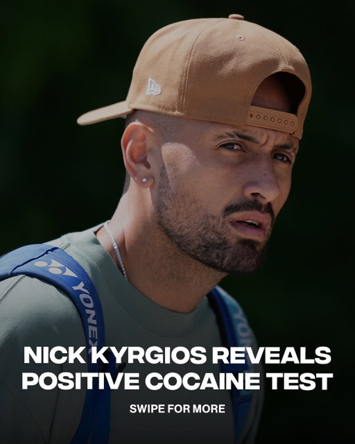 Nick Kyrgios says testing positive for cocaine became a wake-up call during one of the toughest stretches of his career, as injuries and limited time on court took a toll.

Via @espn
