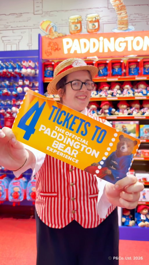 ✨ Competition Closed ✨

🐻🍊 Calling all Paddington™️ fans! 🍊🐻

We’re giving one lucky winner the chance to win the ULTIMATE PADDINGTON™️ GIVEAWAY, including 4 tickets to The Paddington Bear™️ Experience AND a selection of Paddington™️ goodies! 🎁🐻

To enter:
❤️ Like this post
🐻 Follow @hamleysofficial, @paddingtonbear and @paddingtonbearexperience
👯 Tag up to 6 friends who love Paddington™️ (1 tag = 1 entry!)

And there’s more… don’t miss Paddington™️ at Hamleys Regent Street this Thursday and Friday! 🐻✨

📅 20th–21st August
📍 Hamleys Regent Street
⏰ 10am, 11am, 12pm, 1pm & 2pm 

Write a special postcard to Aunt Lucy, snuggle in for Paddington™️ storytime and enjoy a delightful Paddington™️ puppet show! 🐻🍊

⏰ Giveaway ends at 10am on 26th August. One lucky winner will be chosen at random and contacted via @hamleysofficial. UK residents only. T&Cs apply, see the link in our bio.

@paddingtonbear @paddingtonbearexperience
@rainbowdesignsltd, @tonies_uk, @ravensburgerglobal, @halfmoonbayltd